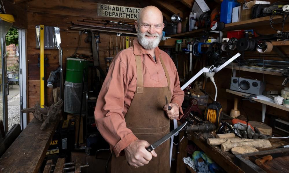 A new start after 60: I retired from teaching – and became a blacksmith