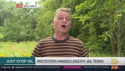 Charlotte Hawkins forced to correct Springwatch host Chris Packham during awkward GMB interview