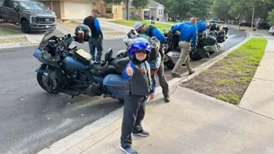 These Harley Riders Rallied to Help Make a Sick 9-Year-Old's Dream Come True