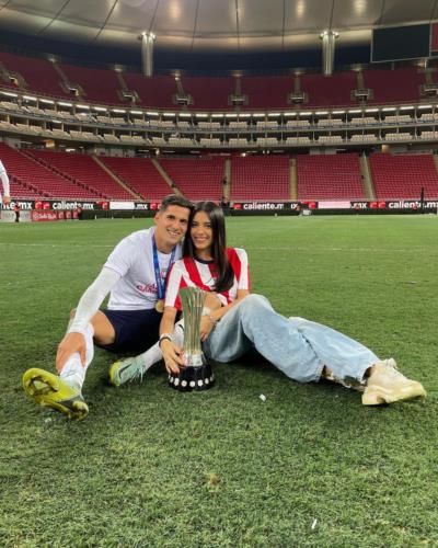 Sabina Hidalgo Celebrates Husband's Football Victory With Joyful Pose