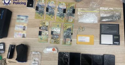 'Up to no good': Man allegedly found with meth, cash, phones in car