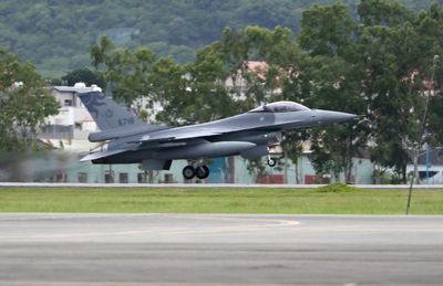 Typhoon prompts cancellation of Taiwan air force drills but naval exercises set to continue