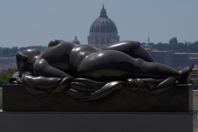 The late Colombian artist Botero is celebrated with an open-air sculpture exhibition in Rome