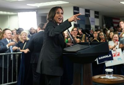 Likely Democratic Candidate Kamala Harris Hits The Campaign Trail