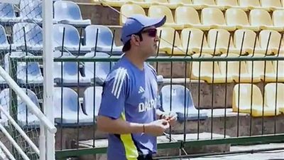 Watch: Gautam Gambhir holds first practice session as Team India head coach