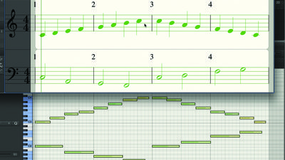 Practical music theory: use motion to make a melody and bassline complement each other