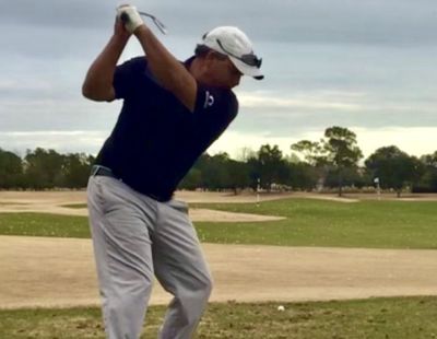 This real-life ‘Tin Cup’ is making his senior debut at the Senior British Open