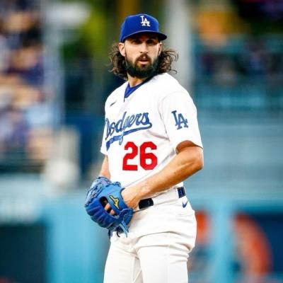 Tony Gonsolin Shines In White And Blue On The Field