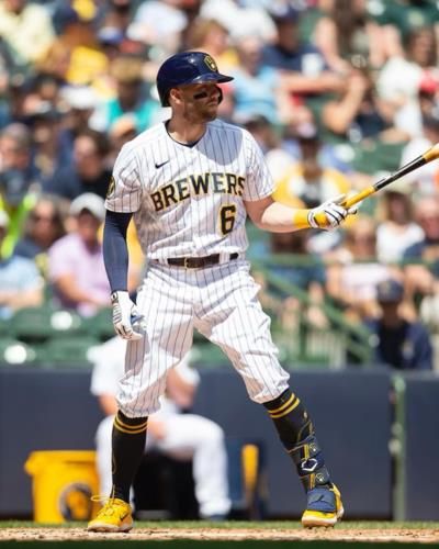 Owen Miller Showcasing Skills In A Baseball Game