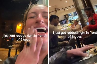 Internet Shows Zero Sympathy After Woman Complains Three Guys Watched Her Get Robbed