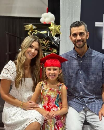 MLB Pitcher Steve Cishek Celebrates Daughter's Kindergarten Graduation With Family