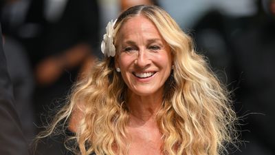 Sarah Jessica Parker's fabulous black and white look is the ultimate wedding guest inspiration