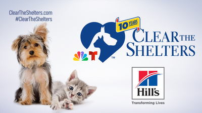 Hill’s Returns As Sponsor of NBCU Local’s Clear the Shelters