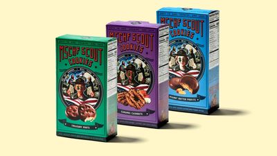 MSCHF’s Scout Cookies packaging design is deliciously retro