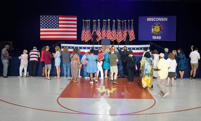 ‘I’m extremely excited’: Kamala Harris inspires Milwaukee rally-goers