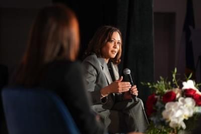 Vice President Kamala Harris Campaigns In Wisconsin