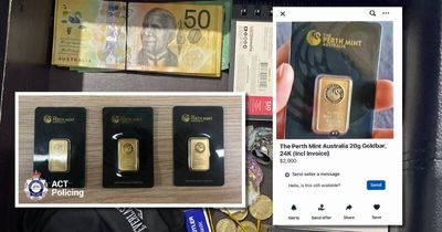Canberrans thought they were buying gold bullion through online marketplace