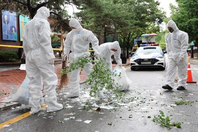North Korean trash balloon lands on South Korea’s presidential compound