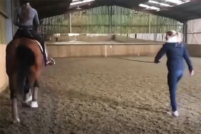 Video of Charlotte Dujardin whipping horse shown live on Good Morning Britain