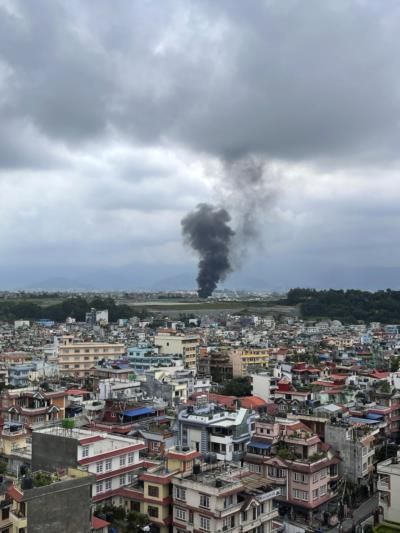 Plane Crash At Kathmandu Airport During Takeoff