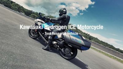 Kawasaki’s Hydrogen Bike Looks Like a Road-Going Spaceship, Doesn’t It?