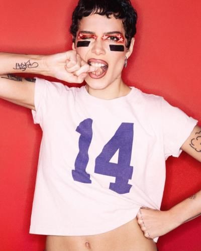 Halsey's Stunning Instagram Photoshoot With Eye-Catching Tattoos And Makeup