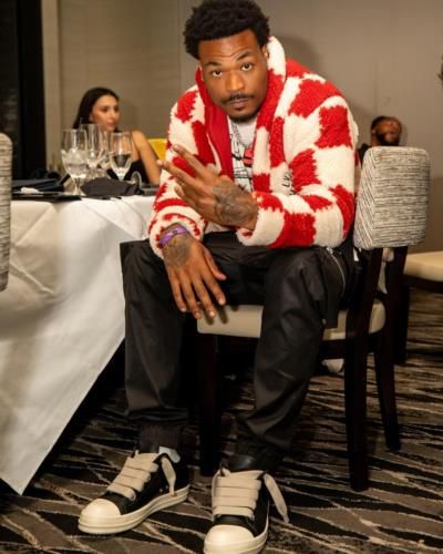 Derwin James Rocks Trendy Outfit In Red And White