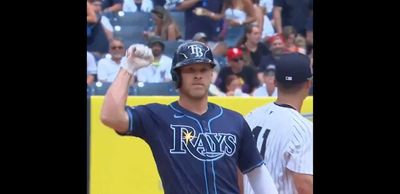 The Rays’ Taylor Walls breaks down why he did a Donald Trump tribute on base after assassination attempt