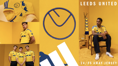 Leeds United’s ’smiley’ badge explained as fans heap praise on club’s retro away kit