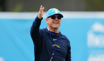 Jim Harbaugh may have taken another shot at Ryan Day with his message to the Chargers