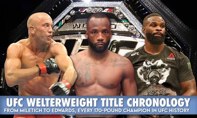 UFC welterweight title history: Leon Edwards, Georges St-Pierre, Hughes, Penn and more