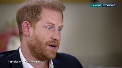 Prince Harry says phone hacking victory against tabloids was ‘monumental’ in first TV interview