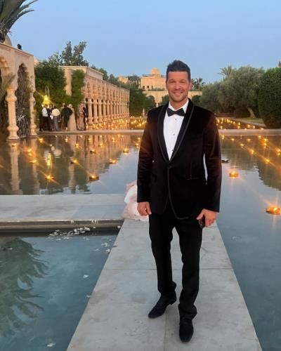 Michael Ballack Attends Friend's Wedding In Stylish Black Outfit