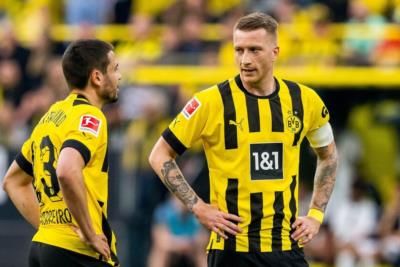 Marco Reus Showcasing His Skills On The Football Field