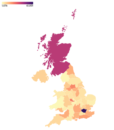 Crime map: Violent offences and shoplifting in your area