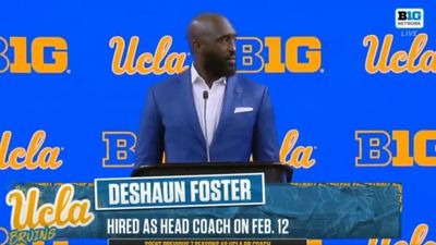UCLA’s Deshaun Foster Roasted for Super Awkward Big Ten Press Conference