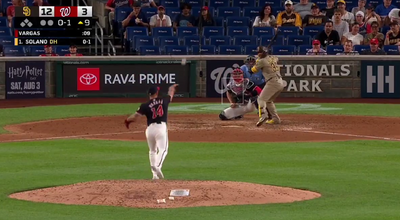 Ildemaro Vargas threw 33 mph pitch in Padres-Nationals, and the game broadcast couldn’t believe it