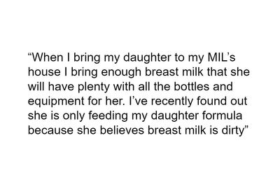 Woman Bans MIL From Babysitting After She Throws Away All Her “Polluted” Breast Milk