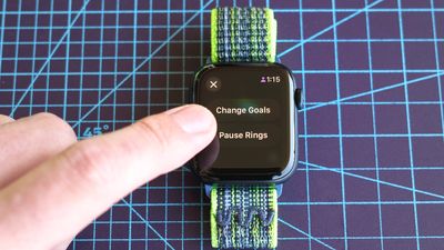 How to pause Activity Rings on your Apple Watch