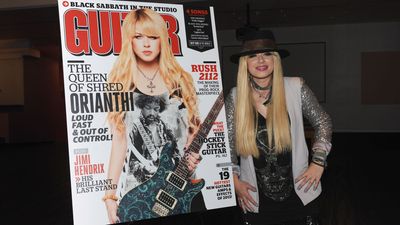 “I nearly got crushed by an elephant while holding it… That guitar has definitely seen some stuff”: Orianthi tells the remarkable story of the rhinestone-encrusted PRS Custom 24 she played with Michael Jackson, 50 Cent… and an elephant