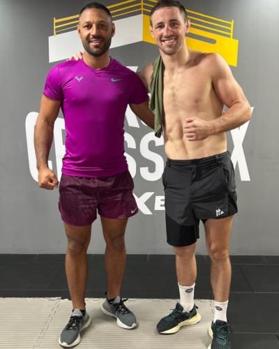 Kell Brook And Brendan Loughnane In A Friendly Photo