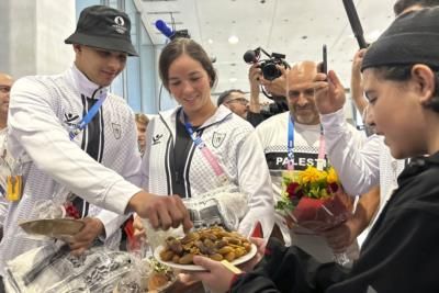 Palestinian Olympic Team Arrives In Paris Amid Political Tensions