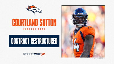 Broncos restructure WR Courtland Sutton’s contract, adding new incentives