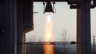 Watch China test-fire engine for new crewed moon rocket (video)