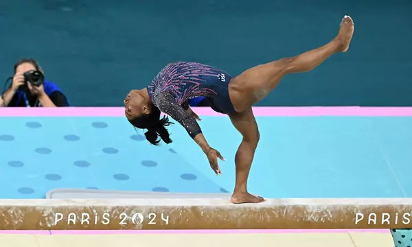 The first glimpse of Simone Biles in Paris proved her brilliance is back