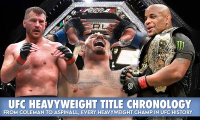 UFC heavyweight title history: Mark Coleman, Stipe Miocic, Daniel Cormier and more