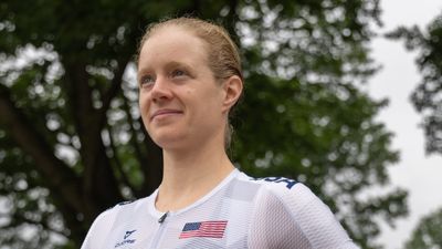 Star triathlete Taylor Knibb to take on world's fastest cyclists in the Olympic time trial
