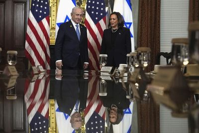 Harris says she won’t be ‘silent’ on Gaza suffering after Netanyahu meeting