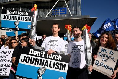 Journalists at Australian newspapers go on strike on eve of Olympics