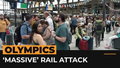 Paris Olympics: Huge arson attack on French rail network hits fans on way to Games